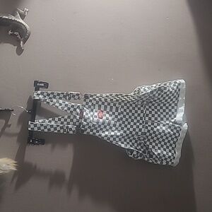 Dickies Black and White Checkered Jean Shorts